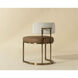 Larissa Napa Cognac / Rhea Light Barley Dining Chair